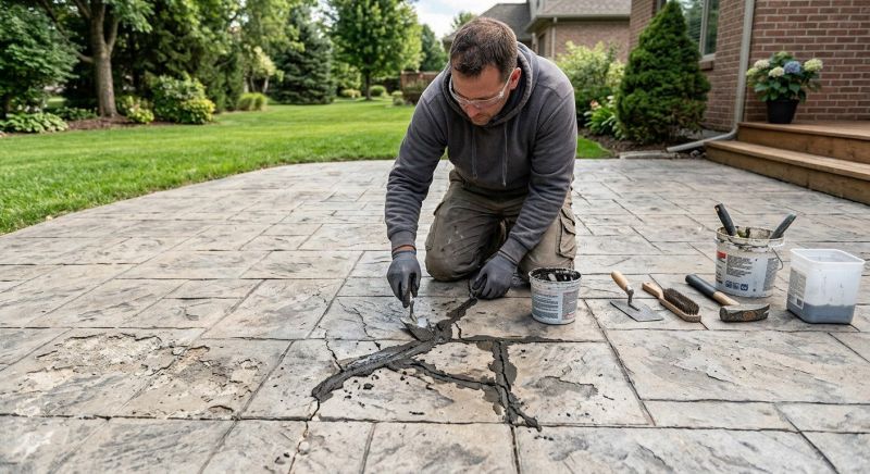 Decorative Concrete Repair in Gig Harbor, WA