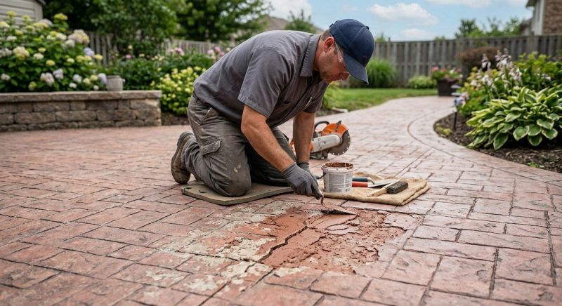 Decorative Concrete Repair in Silver Spring, MD