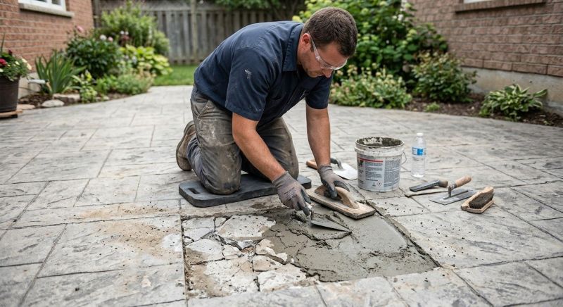 Decorative Concrete Repair in Mcdonough, GA