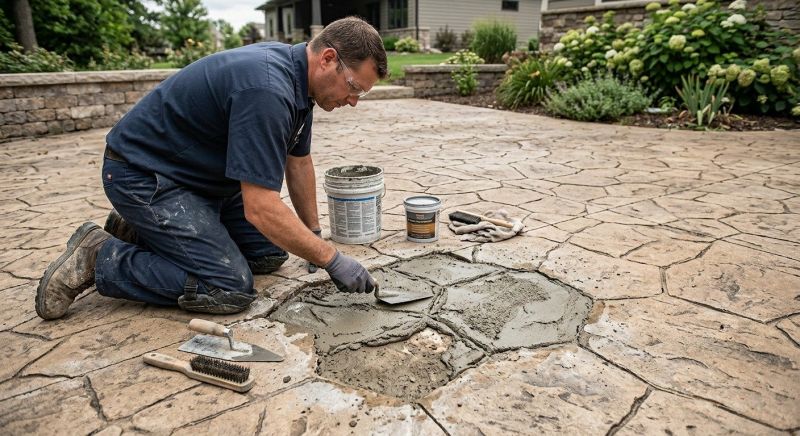 Decorative Concrete Repair in Rock Hill, SC