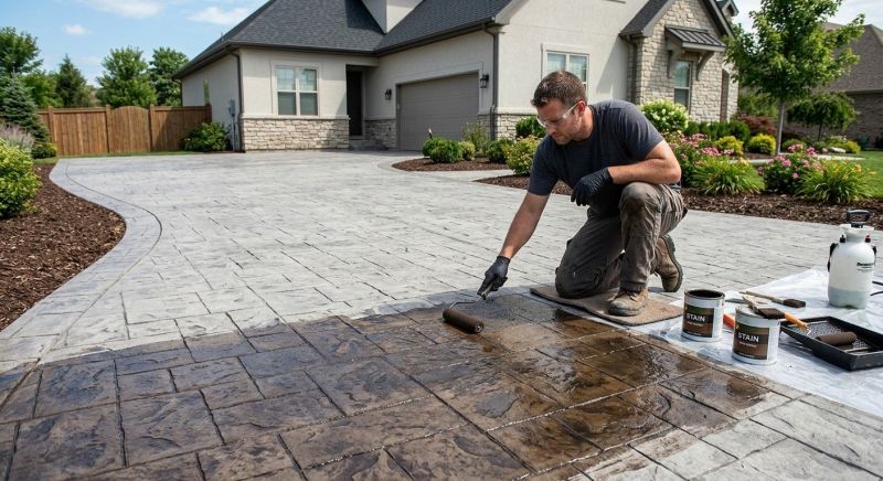 Driveway Acid Washing in Dallas, TX
