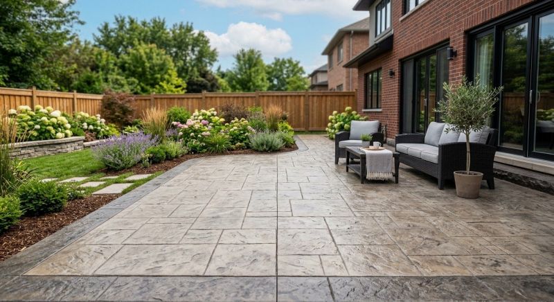 Stamped Concrete Replacement in Dallas, TX
